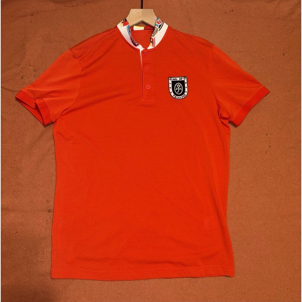 Castelbajac Orange polo shirt Men Medium - Made in Italy